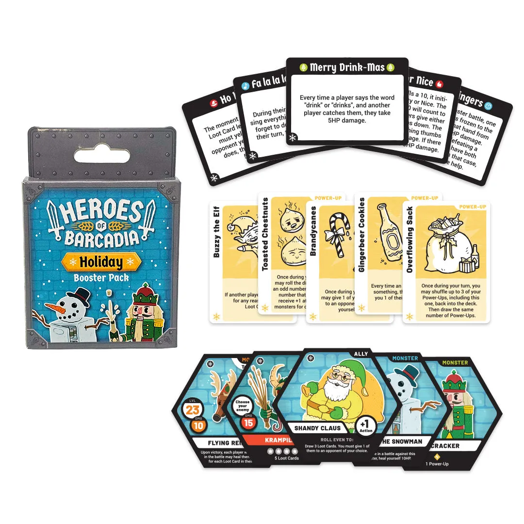 Heroes of Barcadia Holiday Booster uitbreiding 15 kaarten