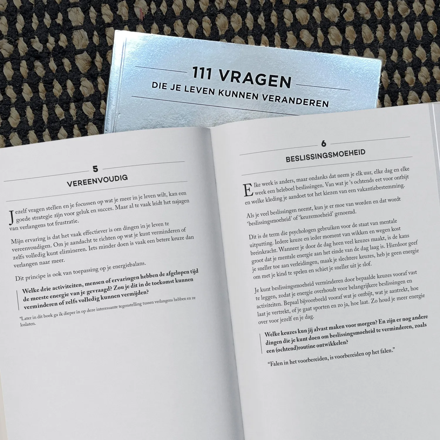 Vertellis 111 vragen boek zelfreflectie