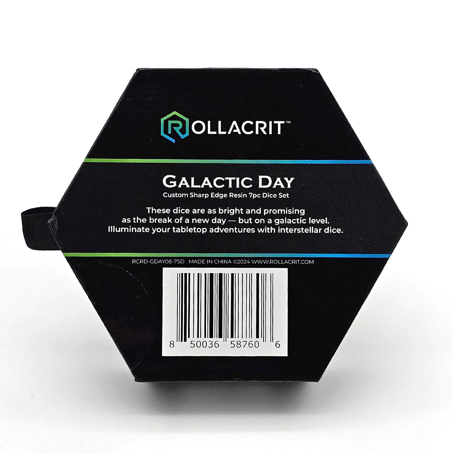 Roll A Crit Galactic Day dobbelsteenset 7-delig scherp