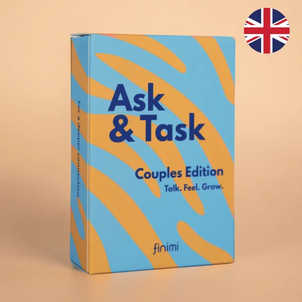 Finimi Ask & Task Paare kaartspel 52 kaarten voor stellen