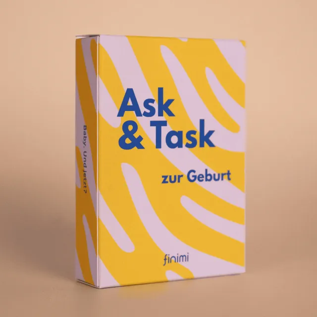 Finimi Ask & Task Geburt kaartspel 52 kaarten ouders-to-be