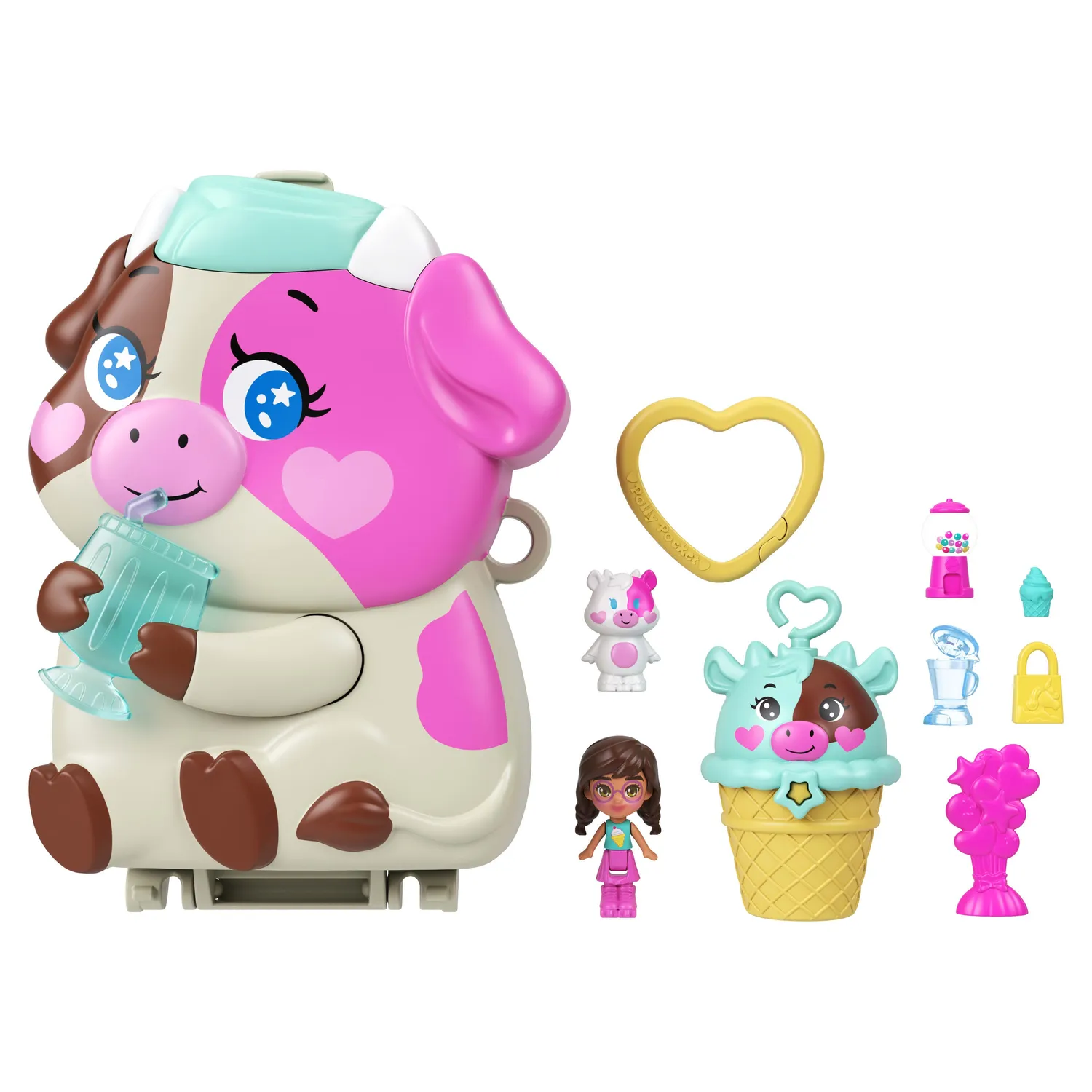 Polly Pocket Milkshake koe compact speelset 4+ jaar