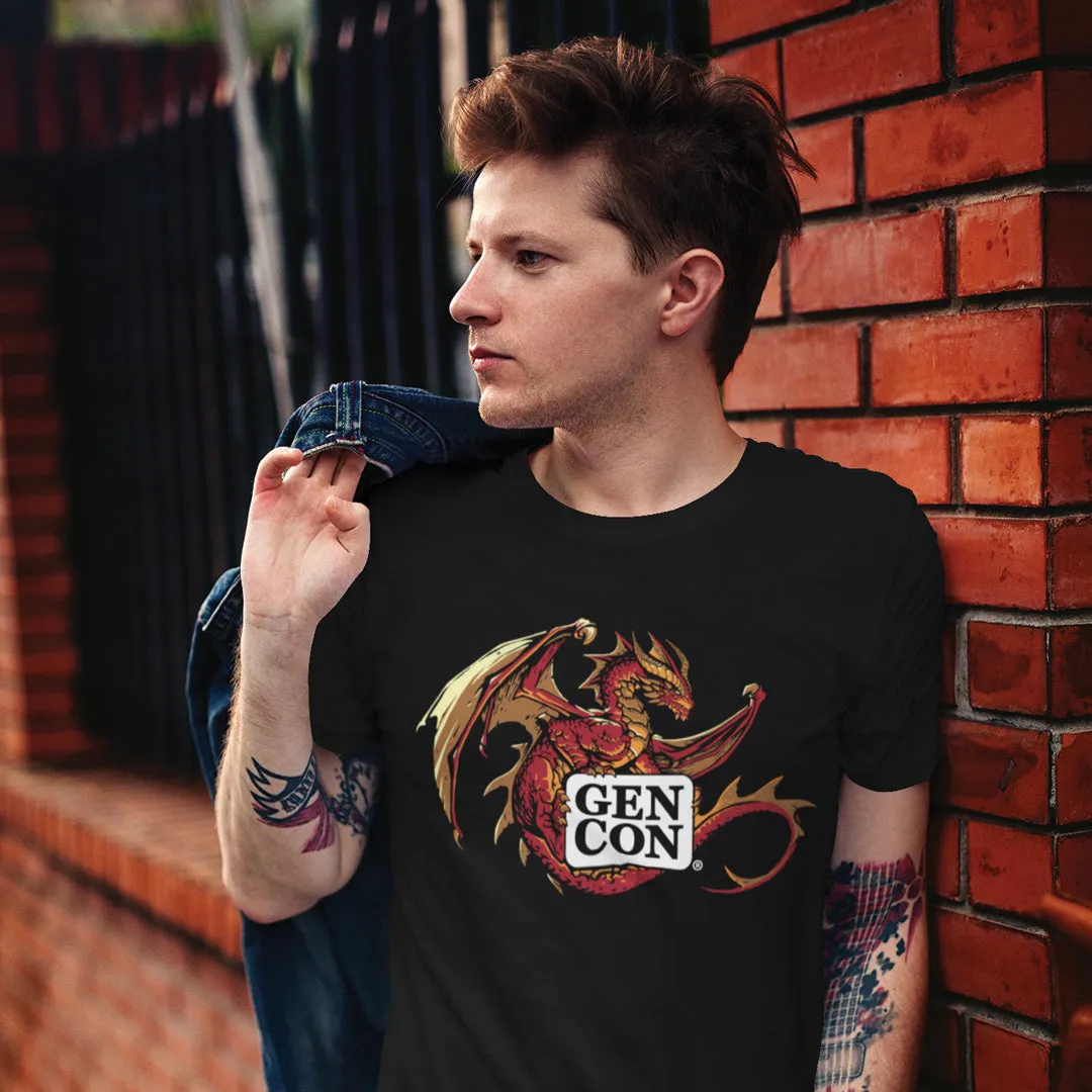 Roll A Crit Gen Con Genevieve T-shirt 100% katoen