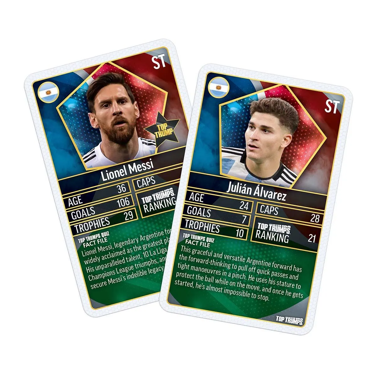 Top Trumps World Football Stars Battle Mat kaartspel