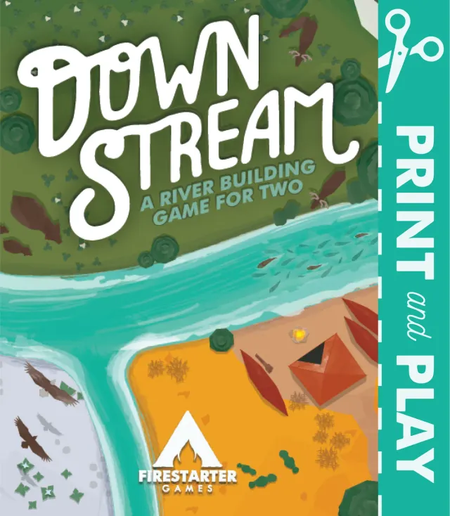 Reforest Downstream print and play kaartspel 2 spelers