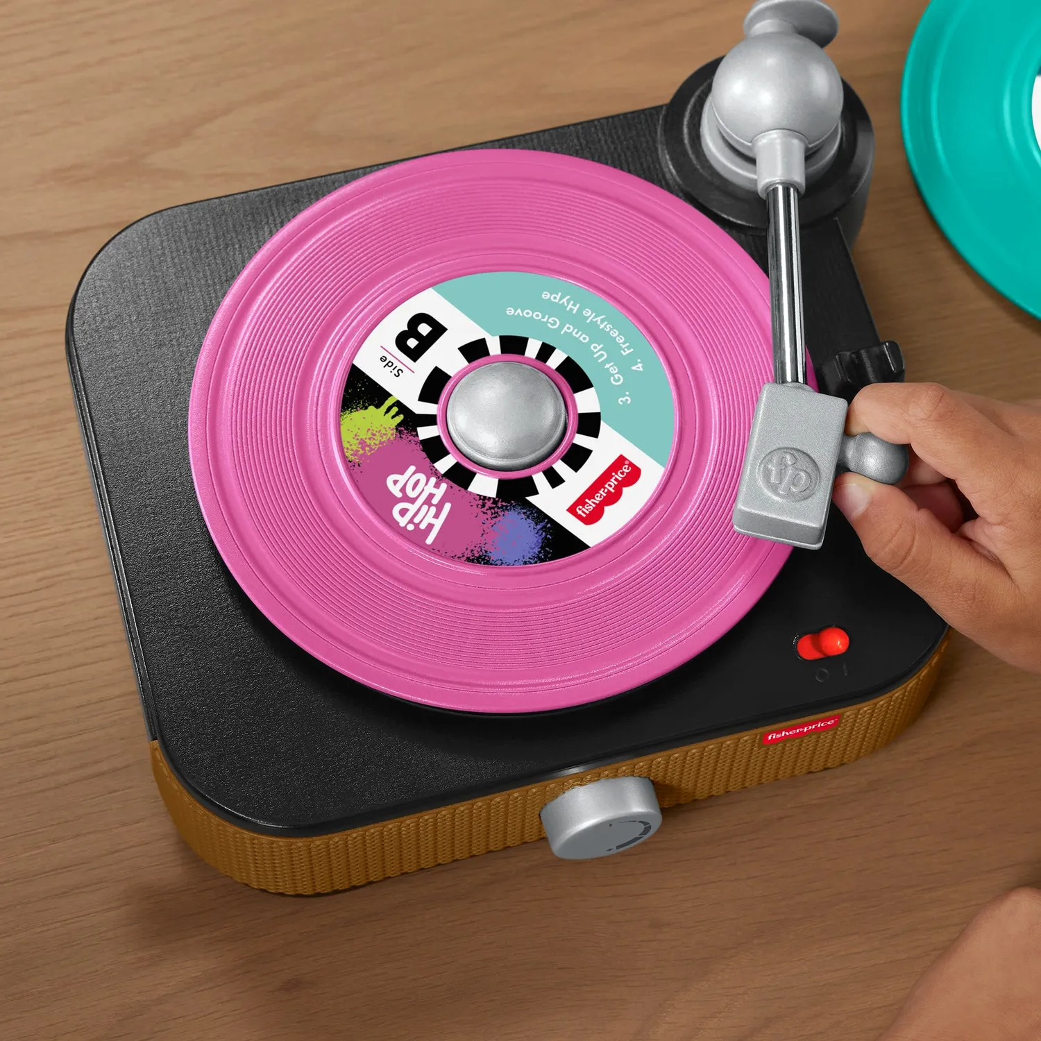 Fisher-Price Platenspeler speelgoed Grieks 5 diskettes