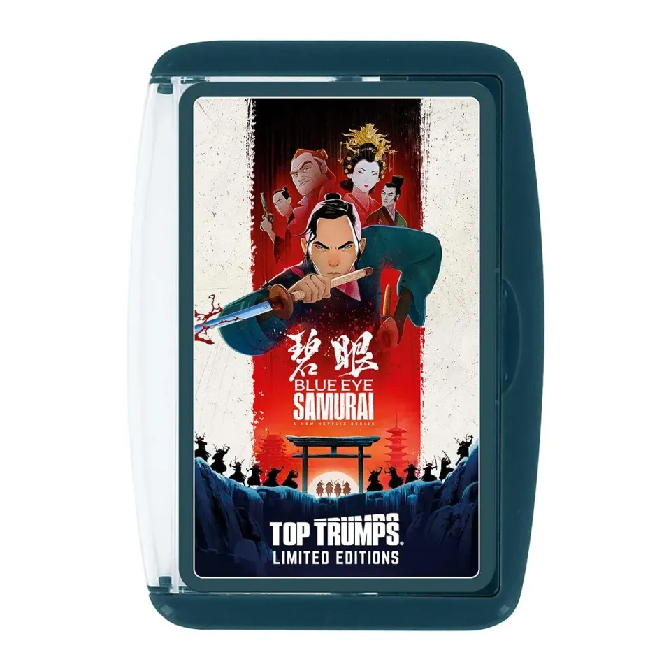 Top Trumps Blue Eye Samurai kaartspel 30 kaarten 16+