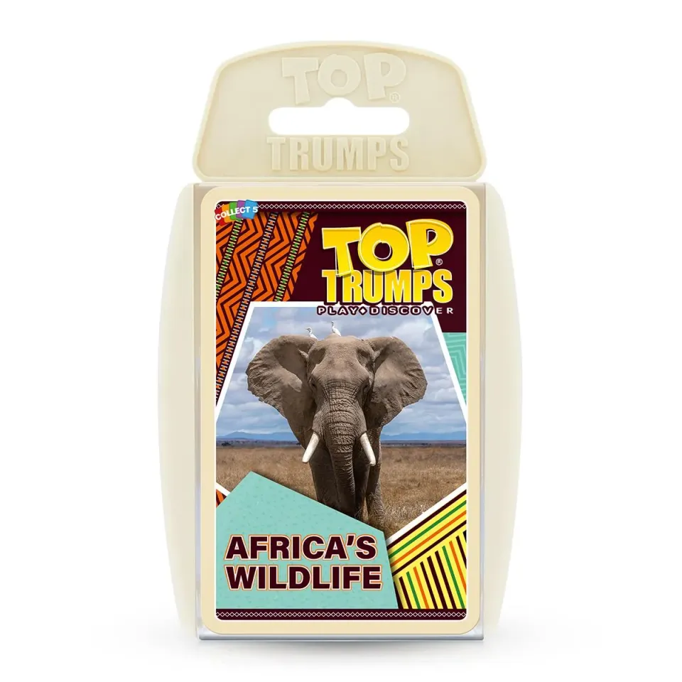 Top Trumps African Wildlife kaartspel dieren safari