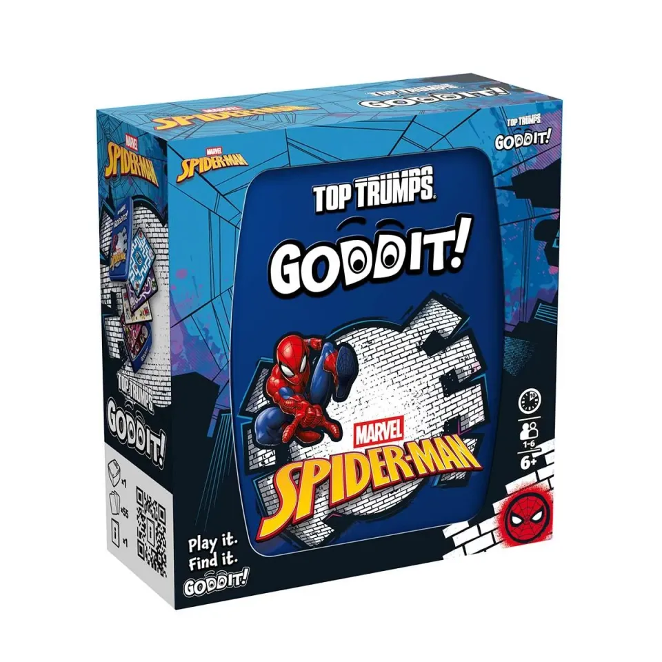 Top Trumps Goddit Spider-Man kaartspel blik 55 kaarten