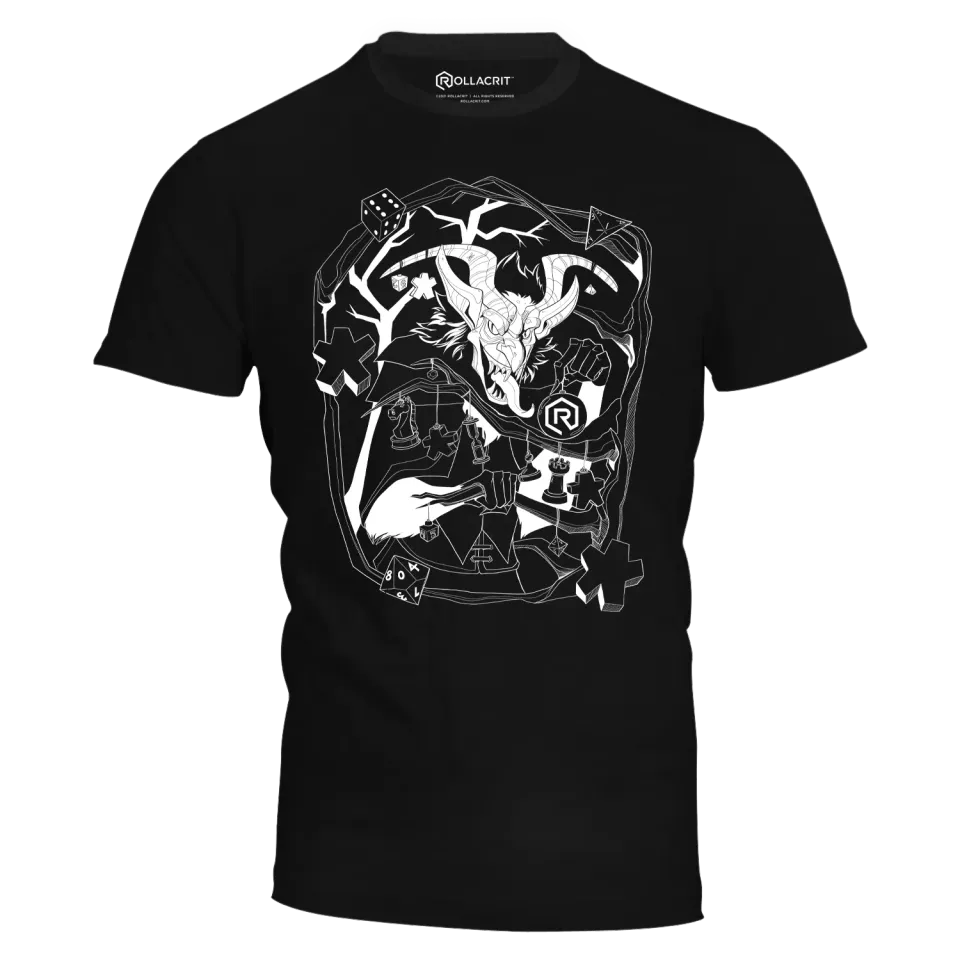 Roll A Crit Decorating Krampus T-shirt katoen unisex