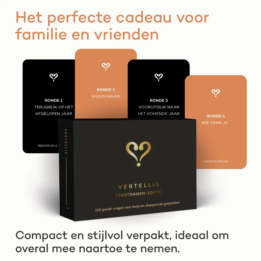 Vertellis Feestdagen-editie XL kaartspel 110 vragen