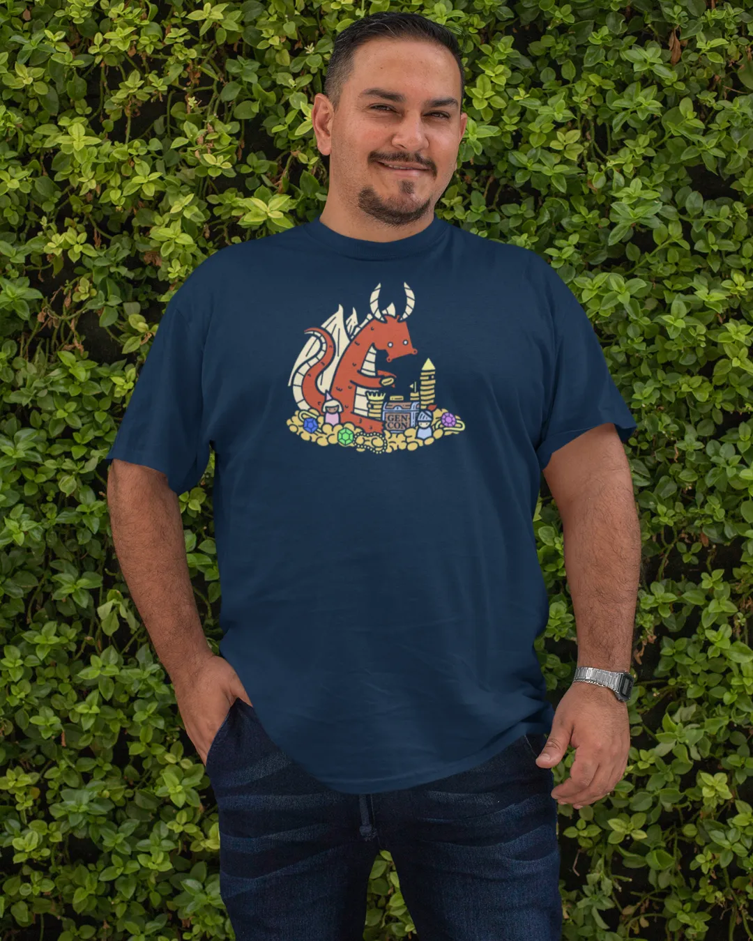 Gen Con Genevieve's Tiny Treasure T-shirt katoen