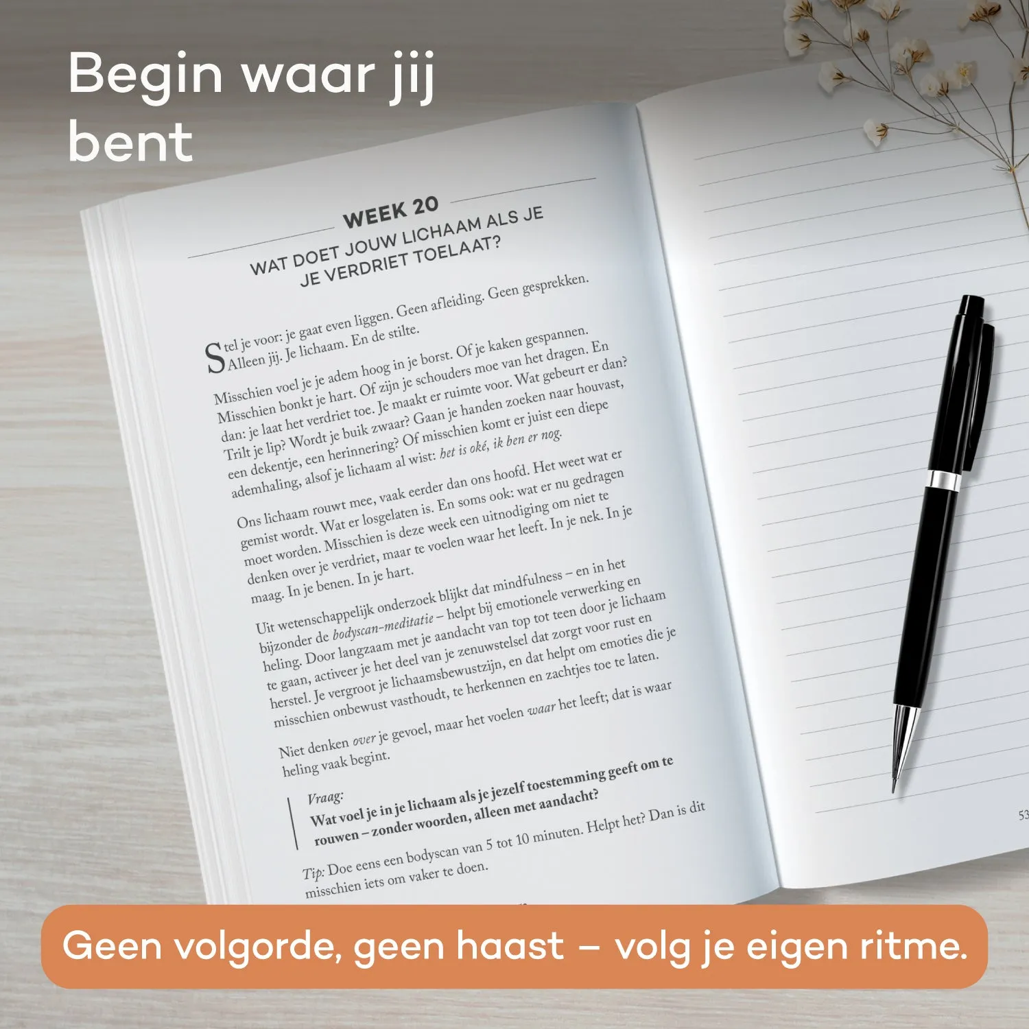 Vertellis Met je hart vooruit boek 52 hoofdstukken troost