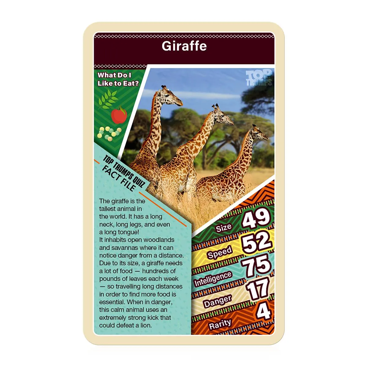 Top Trumps African Wildlife kaartspel dieren safari