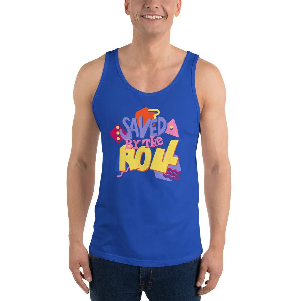 Roll A Crit Saved by the Roll tank top zwart katoen