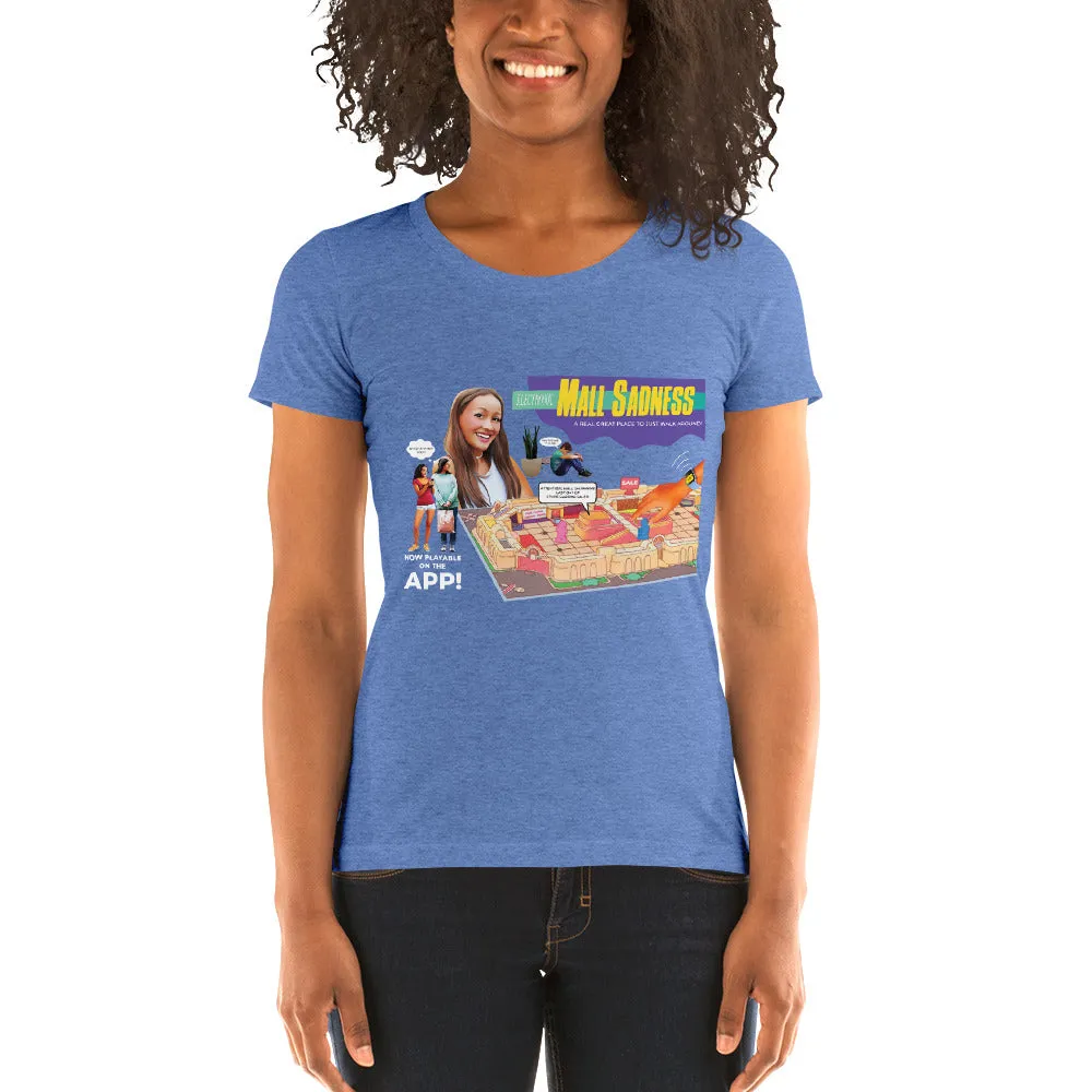 Roll A Crit Mall Sadness fitted T-shirt dames triblend