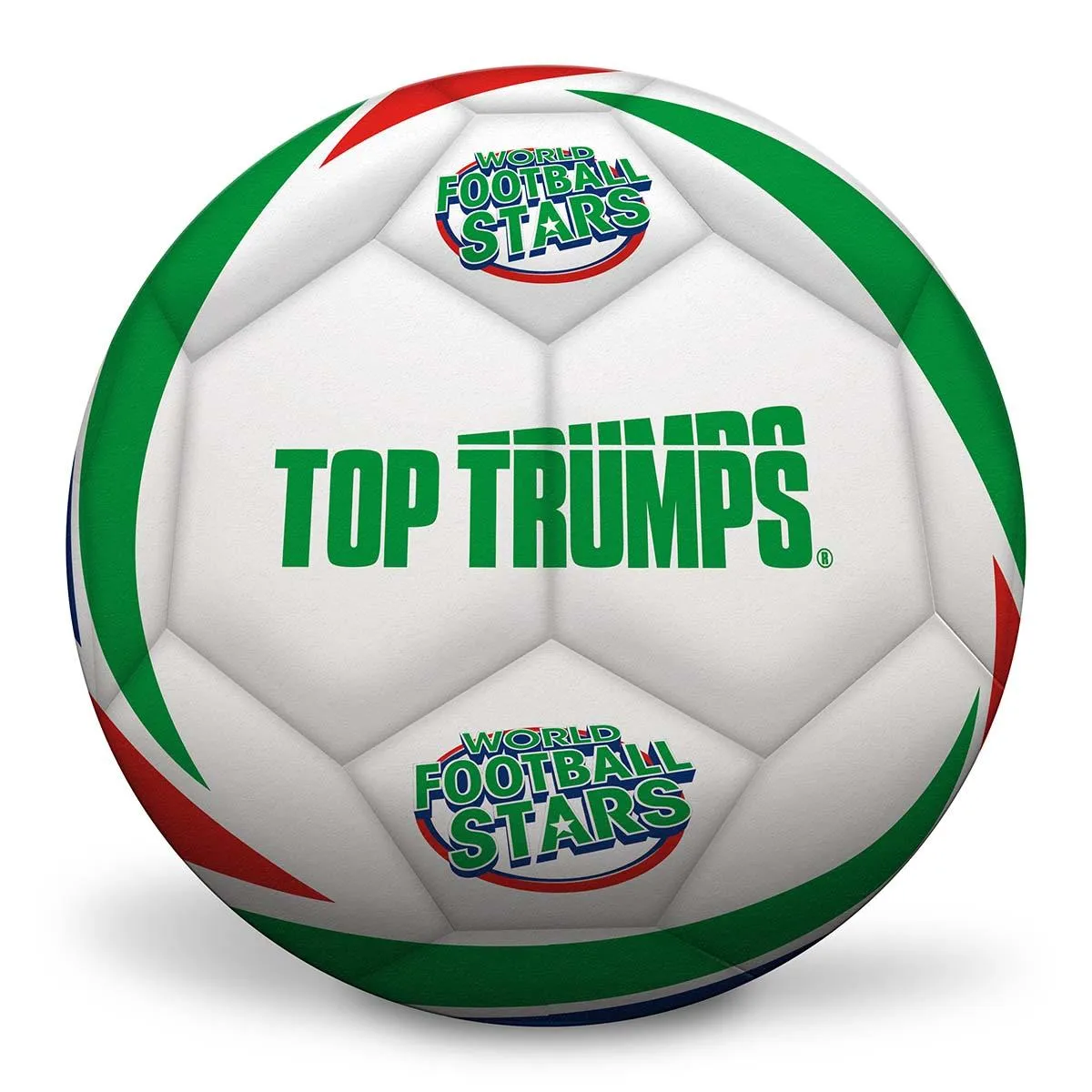 Top Trumps World Football Stars kaartspel + bal maat 5