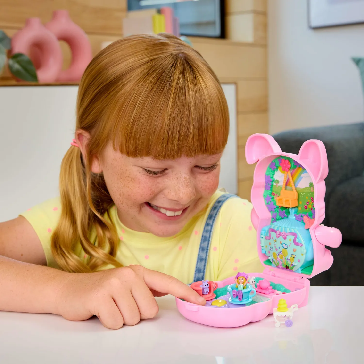 Polly Pocket Konijn Theefeestje Speelset Compact