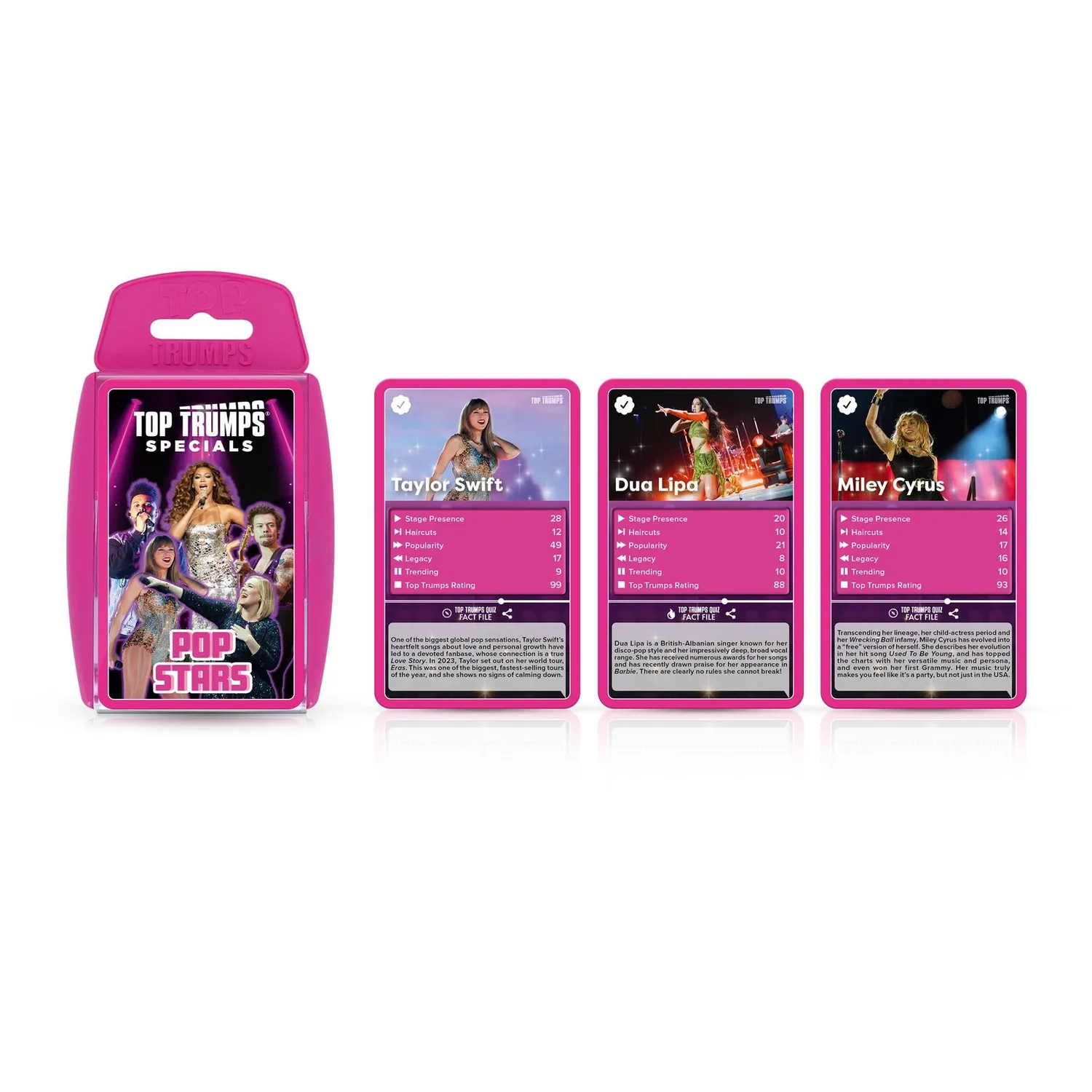 Top Trumps Popstars kaartspel 30 artiesten