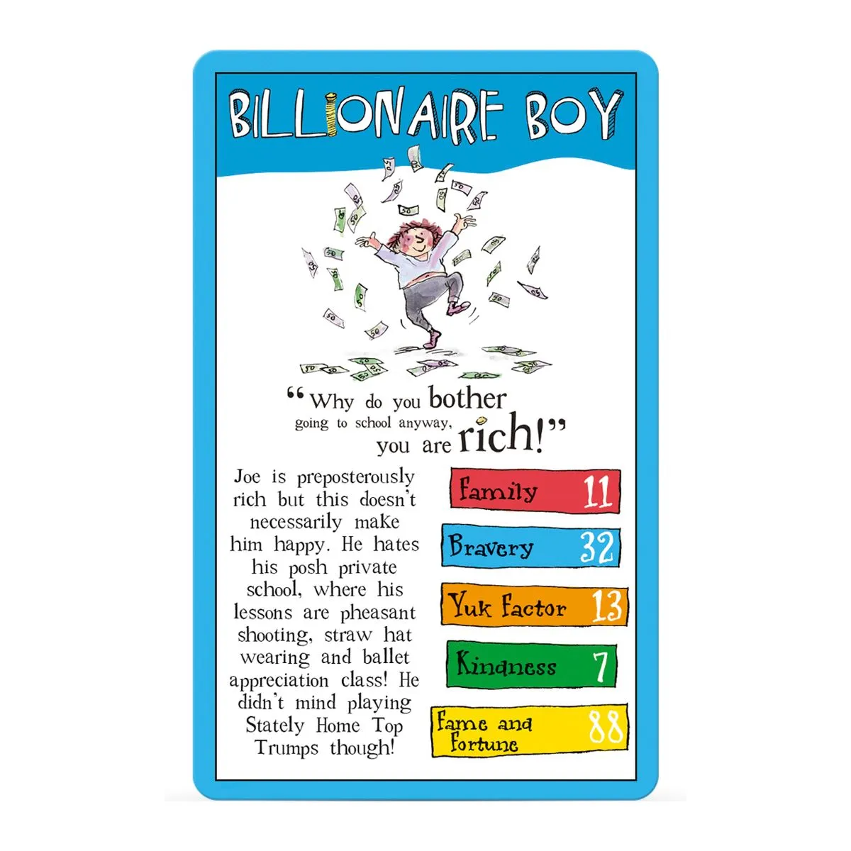 Top Trumps The World of David Walliams kaartspel 6+