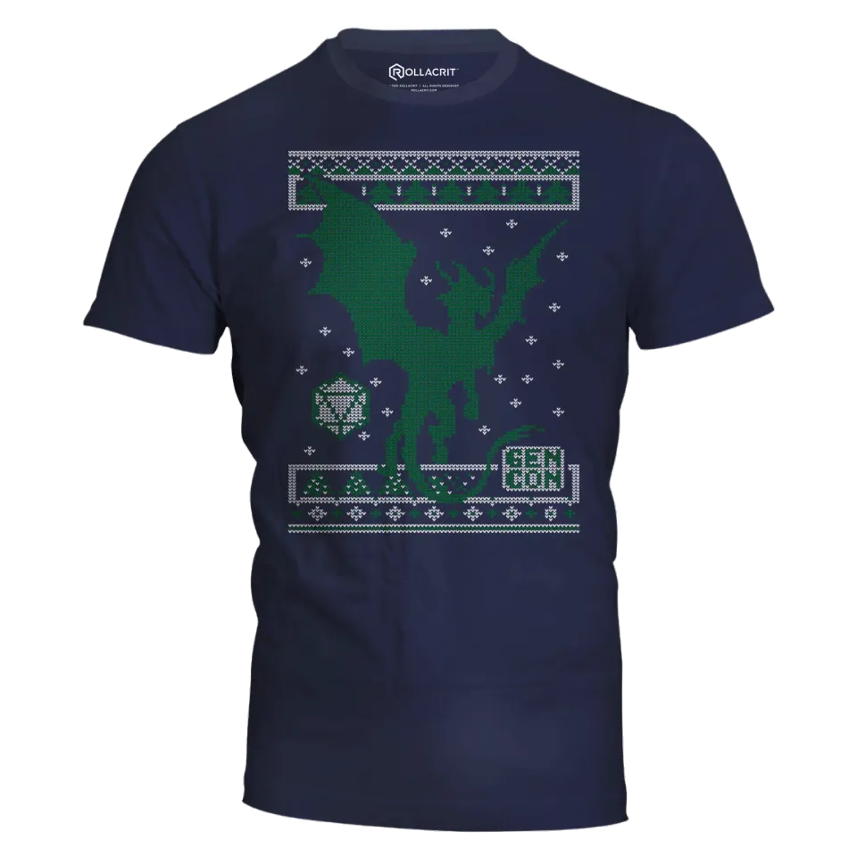Roll A Crit Gen Con Holiday Slim Fit T-shirt Genevieve katoen