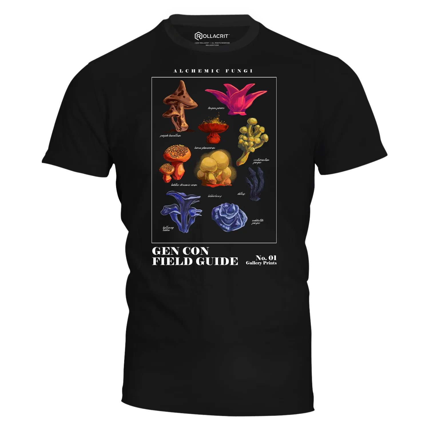 Gen Con Alchemic Fungi t-shirt uniseks katoen