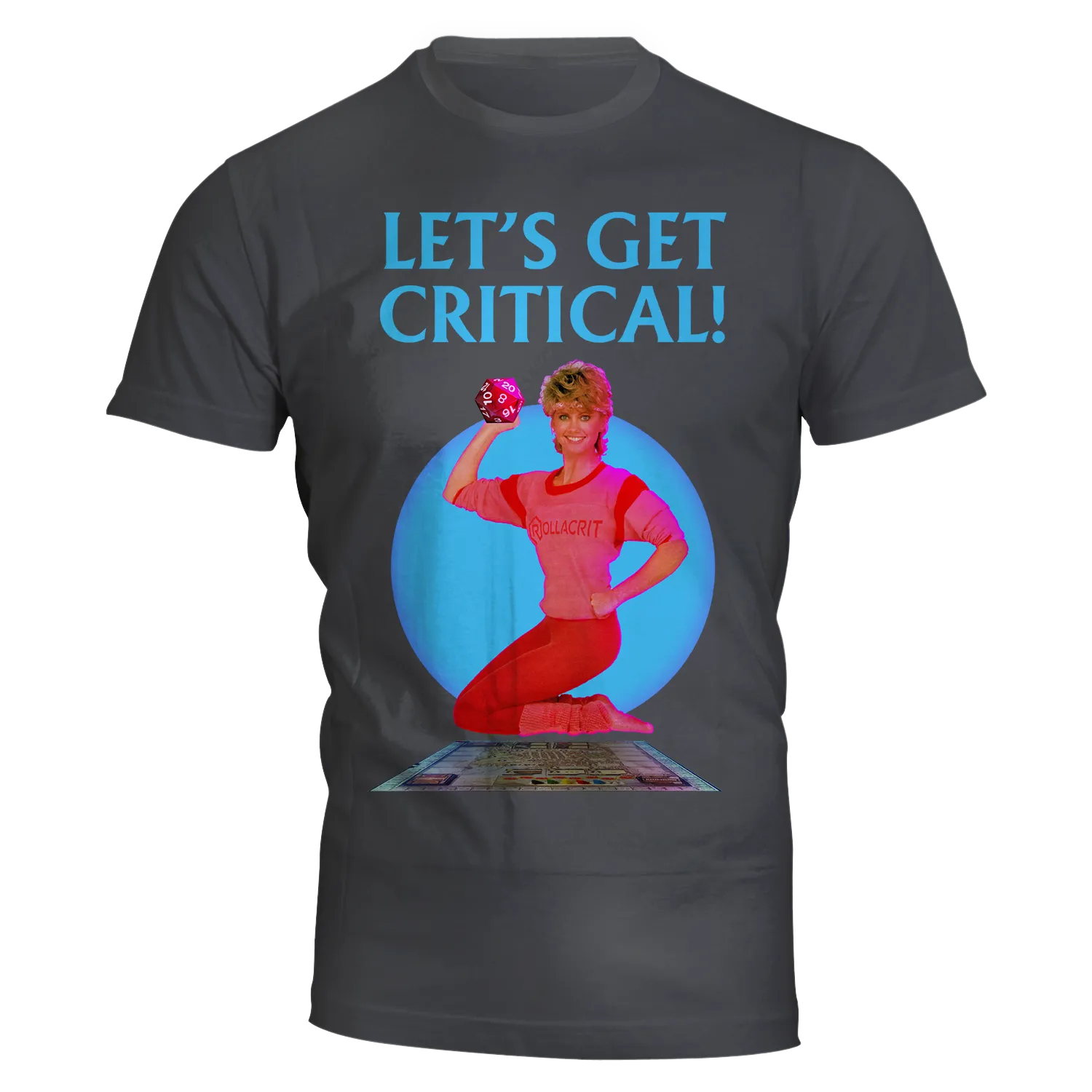 Rollacrit Let's Get Critical Slim Fit T-shirt bruin katoen
