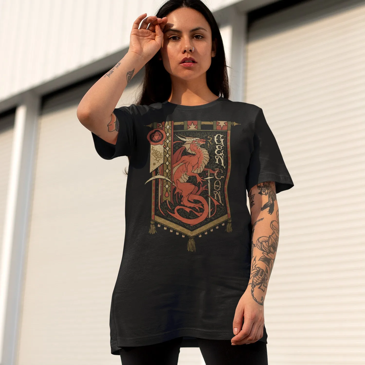 Roll A Crit House of Genevieve T-shirt Gen Con 2026 katoen