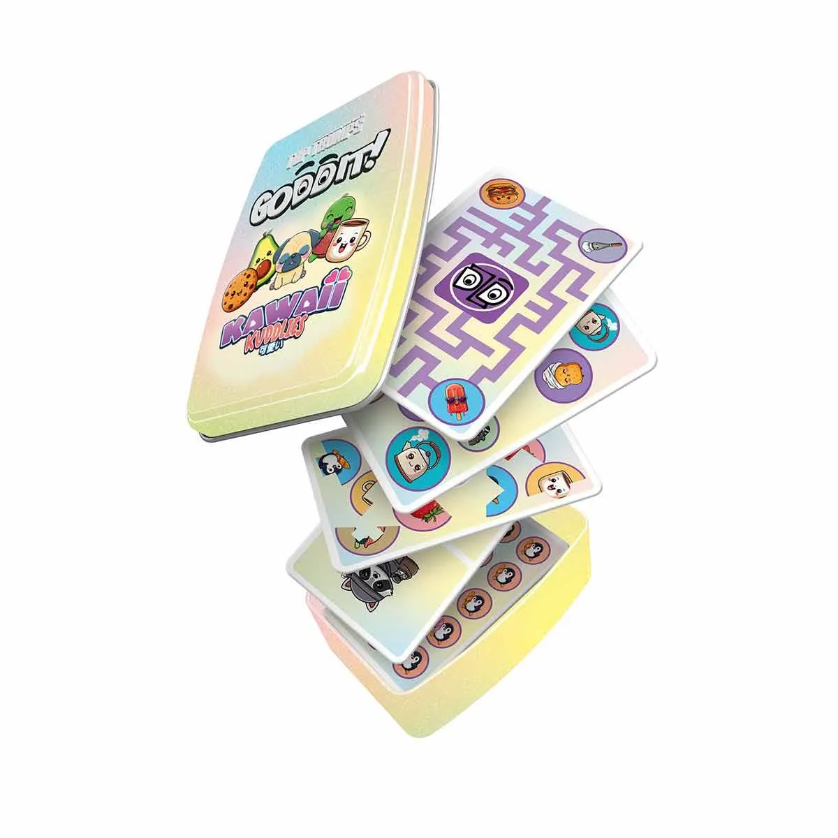 Goddit Kawaii puzzel kaartspel 55 kaarten 1-6 spelers