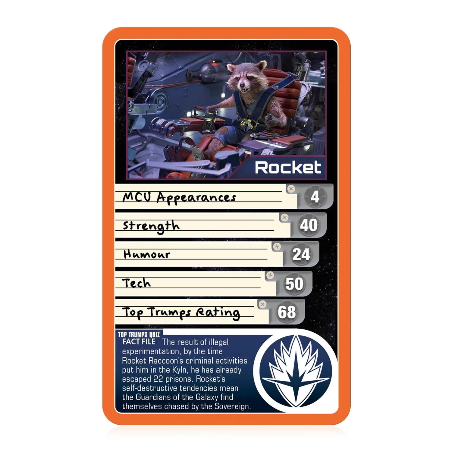 Top Trumps Guardians of the Galaxy kaartspel 30 kaarten marvel