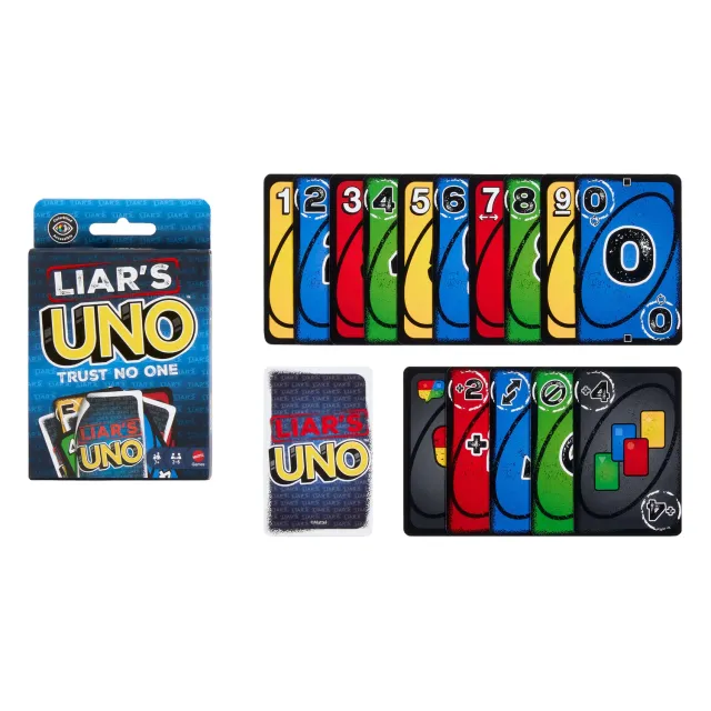 UNO Liar's kaartspel bluffen volwassenen 7 jaar en ouder