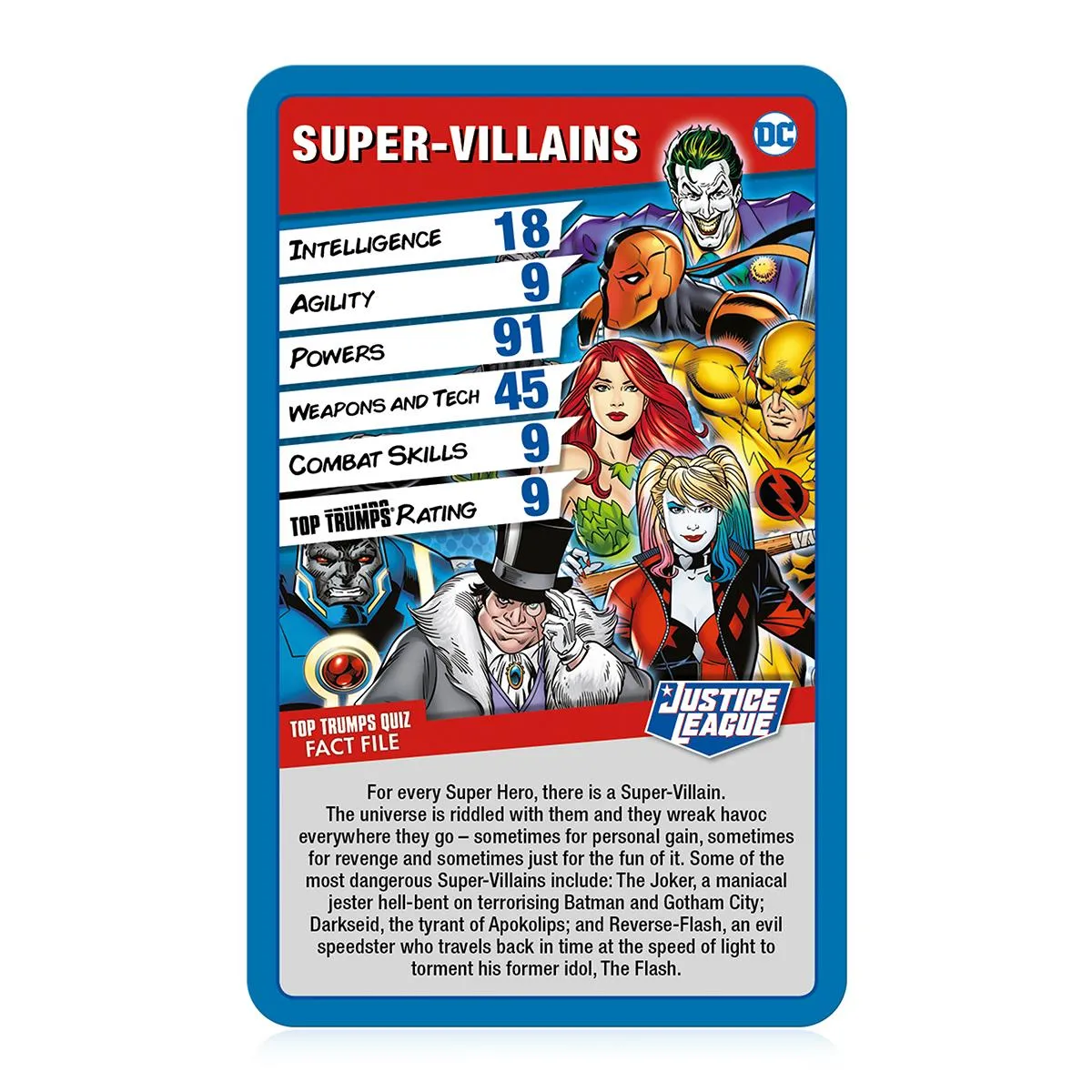 Top Trumps Justice League kaartspel 30 kaarten DC