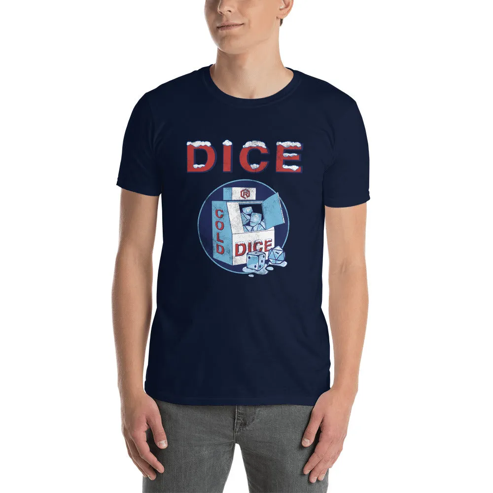 Roll A Crit ICE Dice T-shirt katoen unisex