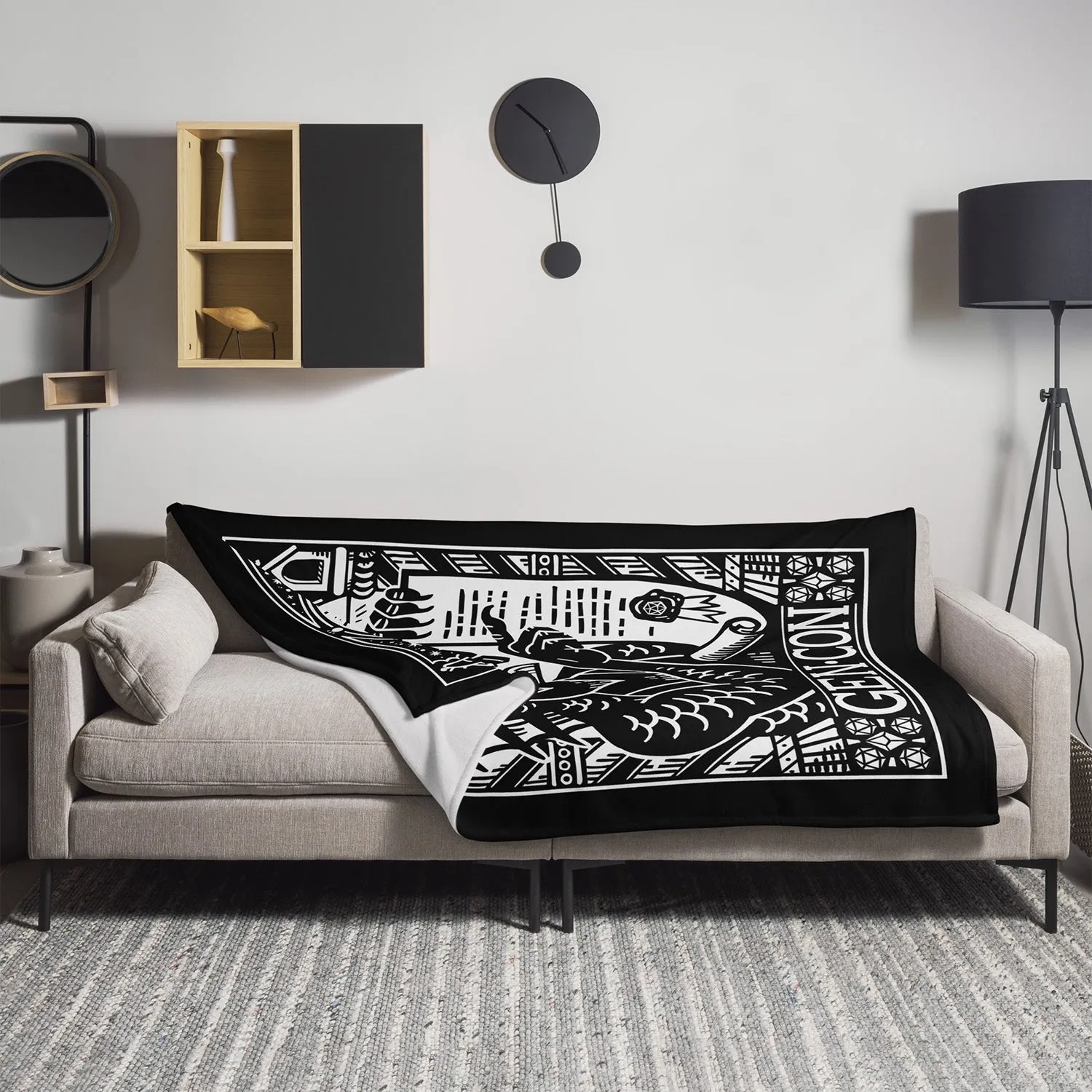Gen Con 2025 Genevieve Scroll deken 152x203 cm