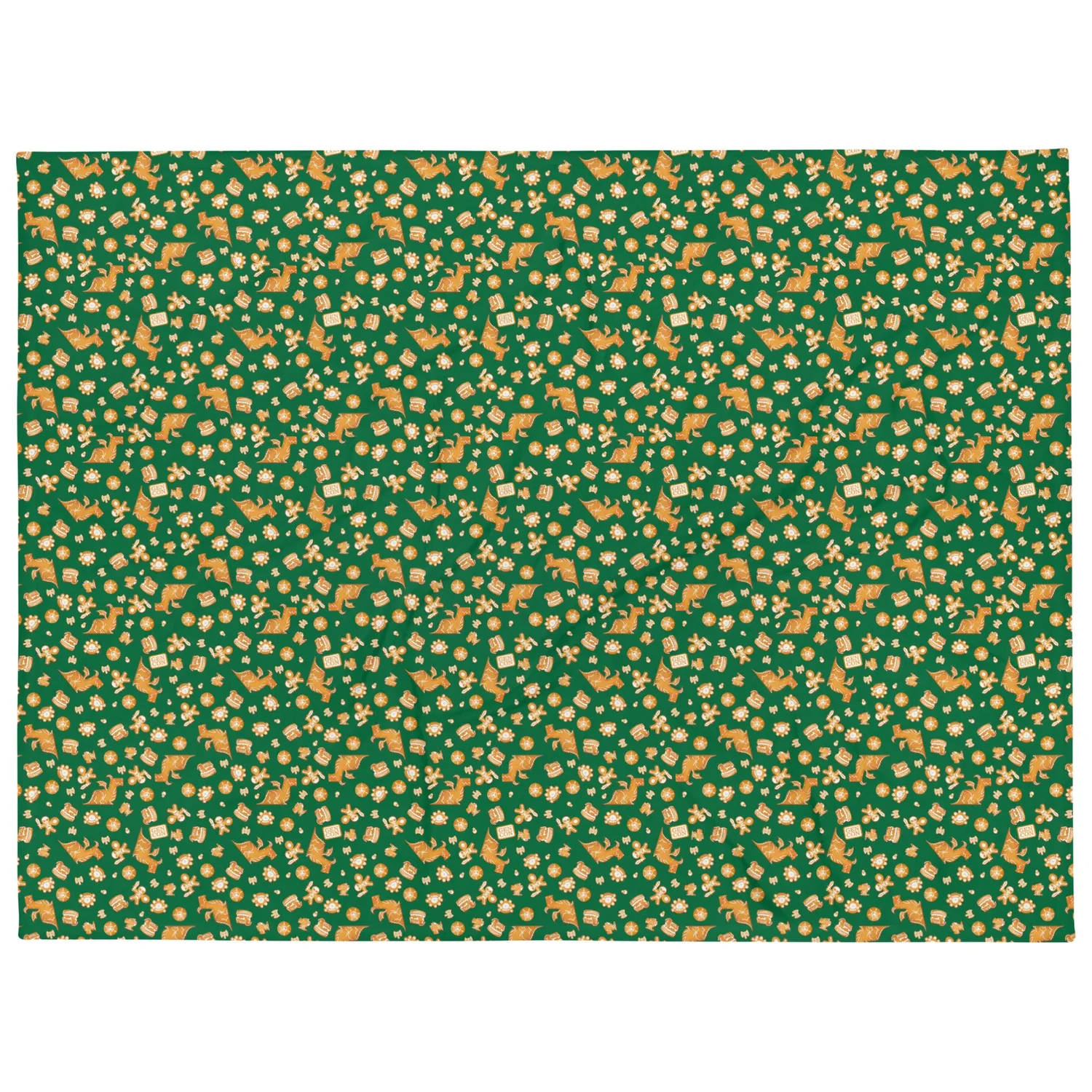 Roll A Crit Gen Con Gingerbread plaid 50x60 rood zacht
