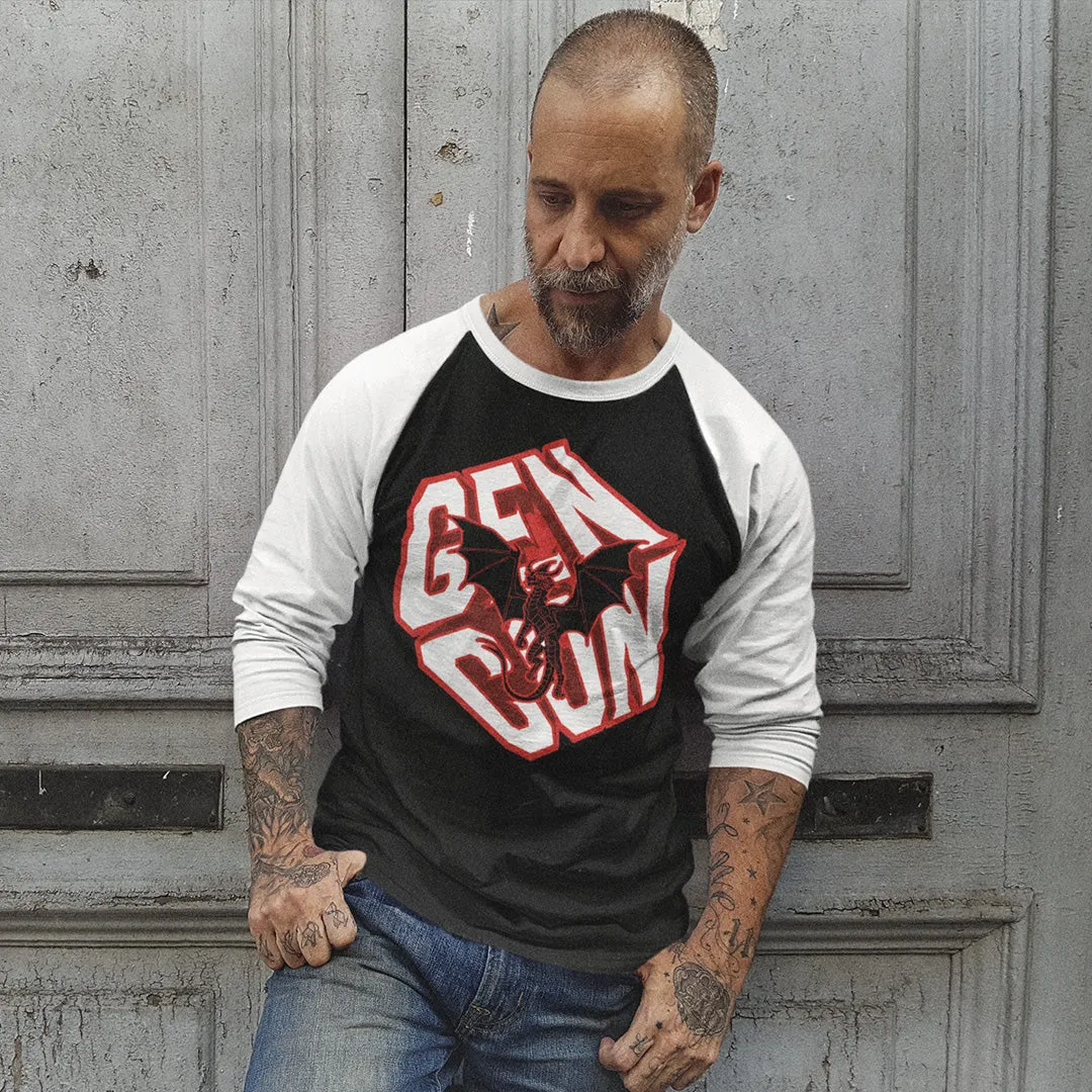 Gen Con 3D Raglan T-shirt katoen 3/4 mouw