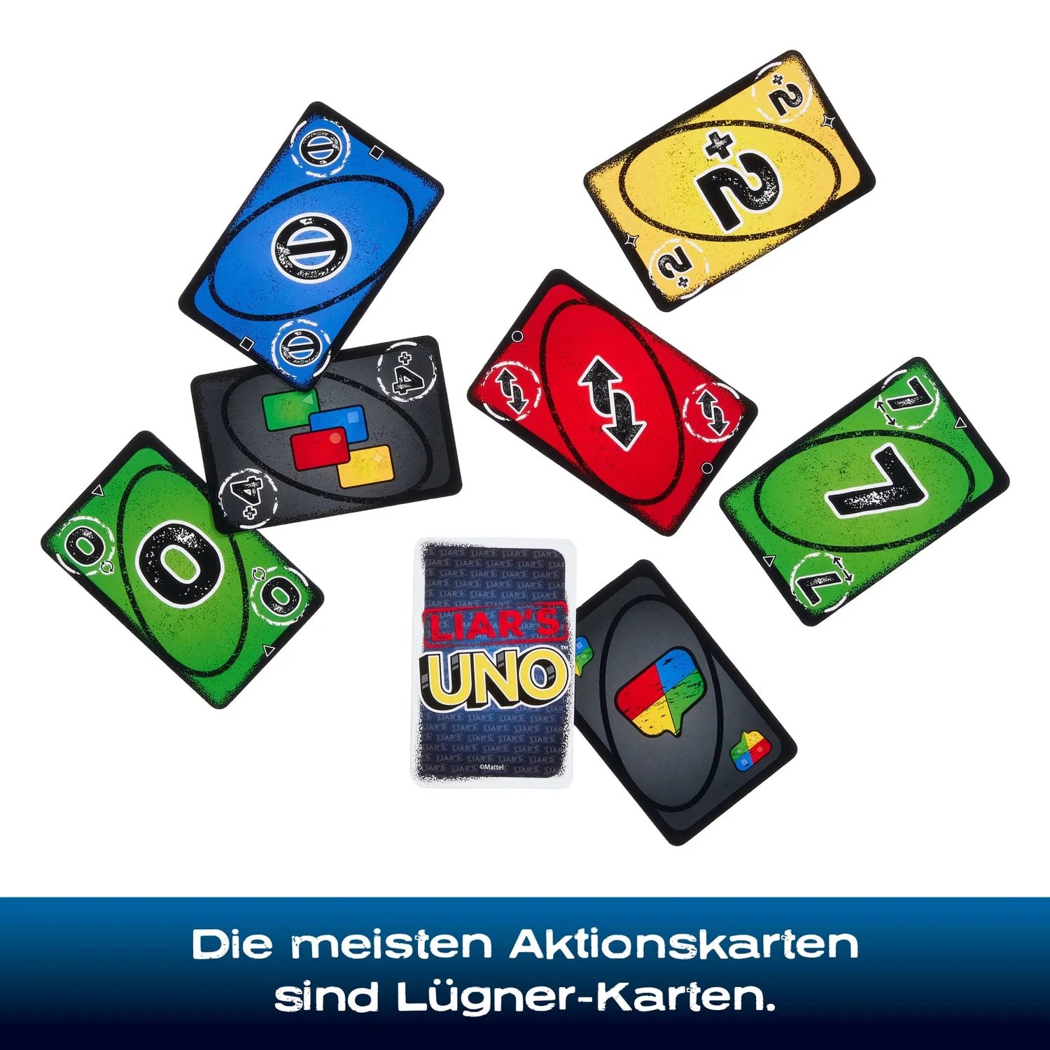 UNO Liar's Kaartspel Duitse Editie Bluffen