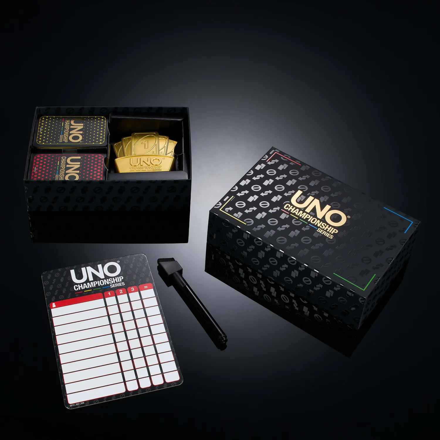 UNO Championship toernooispel kaartspel 6-20 spelers trofee