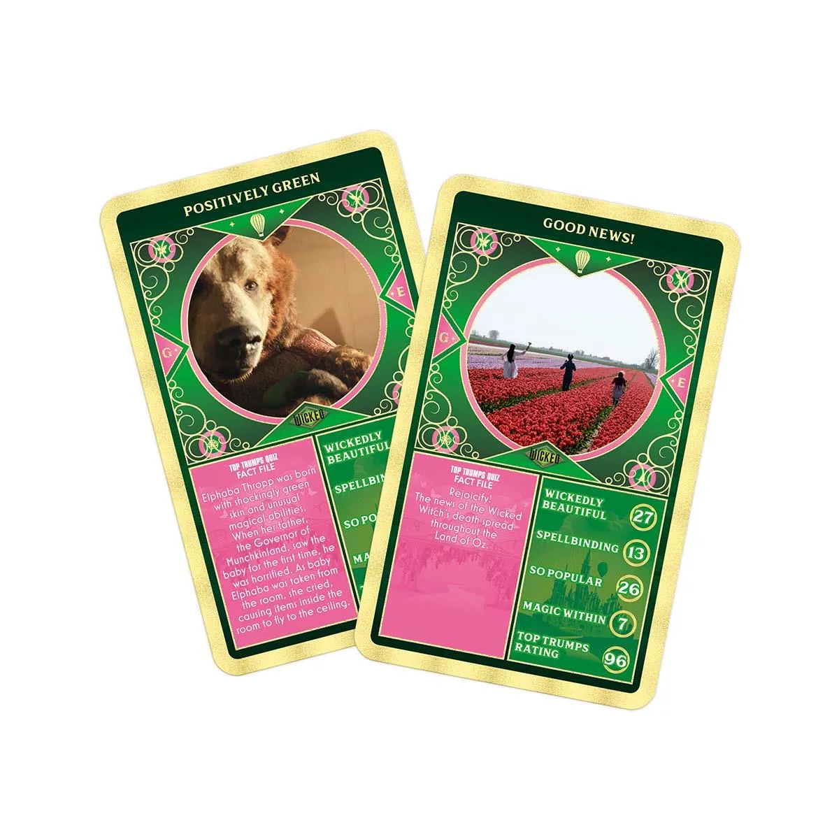 Top Trumps Wicked kaartspel 30 kaarten film-editie
