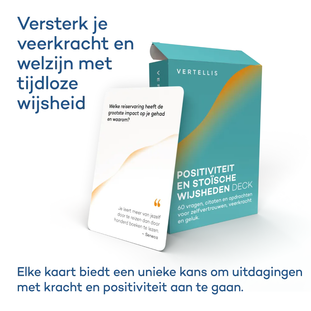 Vertellis Positiviteit Stoïcijnse Wijsheden kaartspel