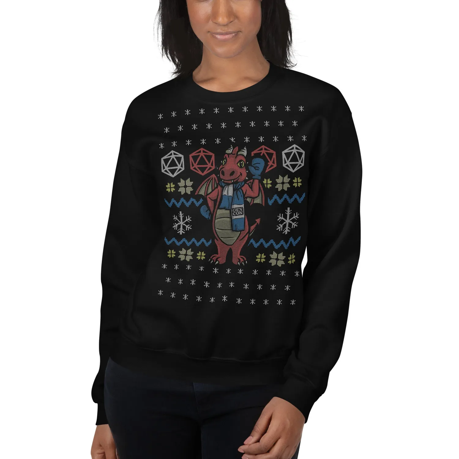 Roll A Crit Gen Con Genevieve sweatshirt unisex katoen