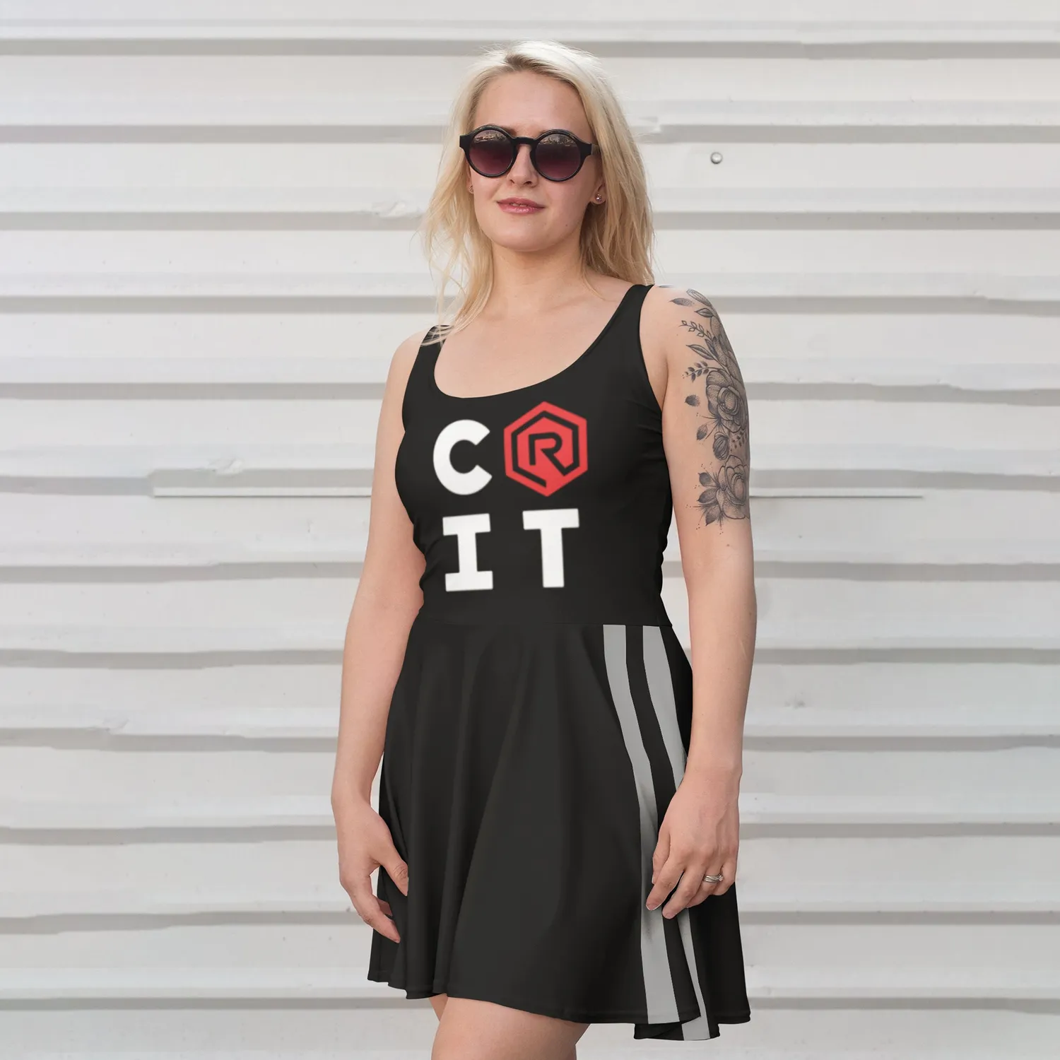 Roll A Crit CRIT skater jurk dames elastisch