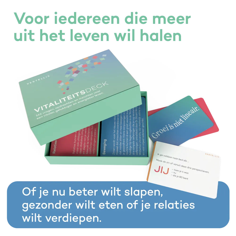 Vertellis Vitaliteitsdeck kaartspel 162 kaarten