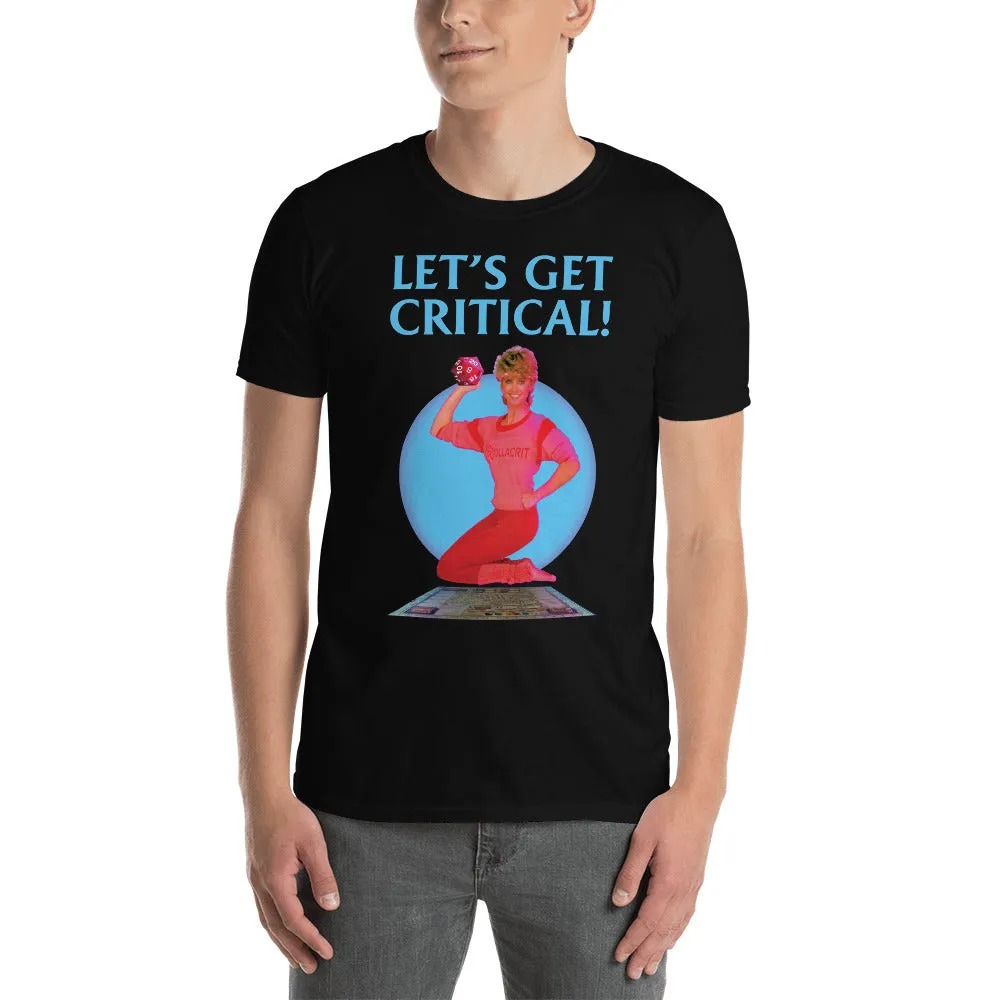 Roll A Crit Let’s Get Critical T-shirt unisex katoen