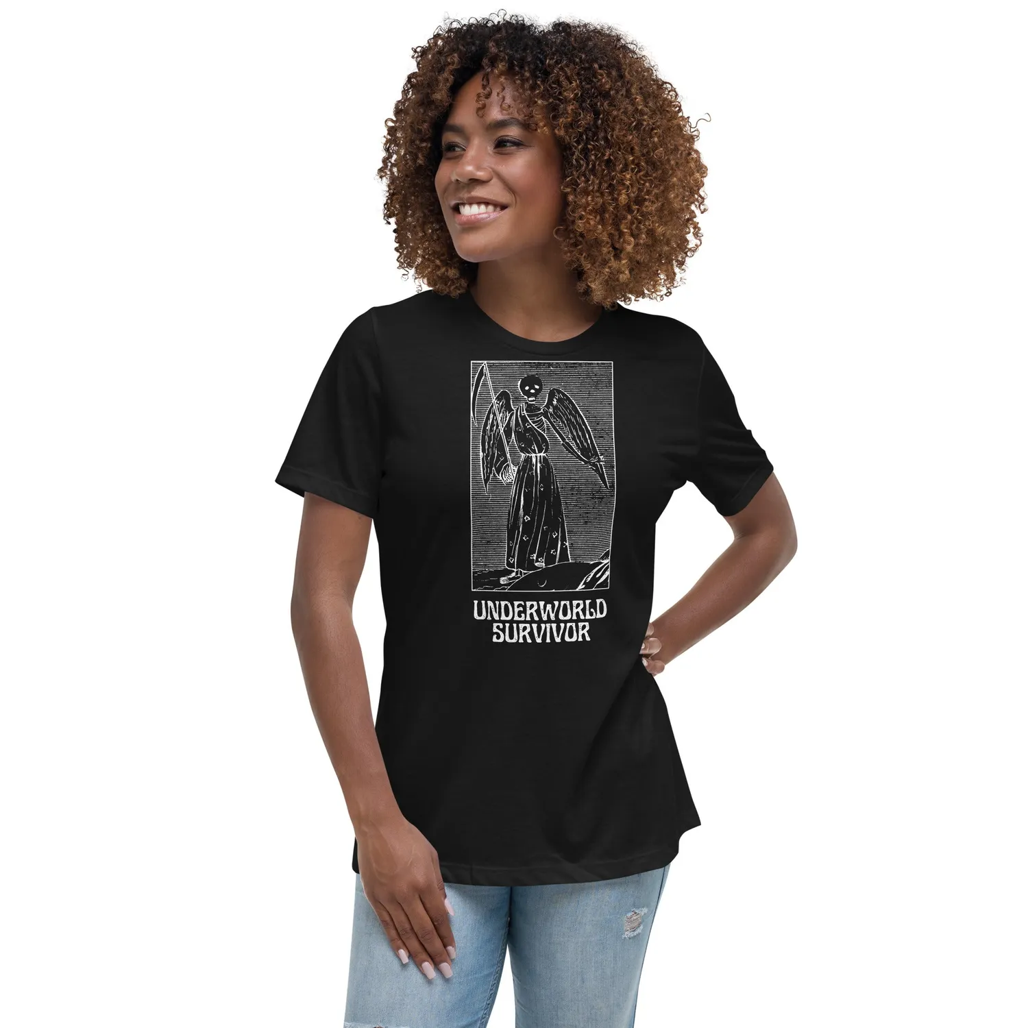 Roll A Crit Gen Con Underworld femme t-shirt katoen