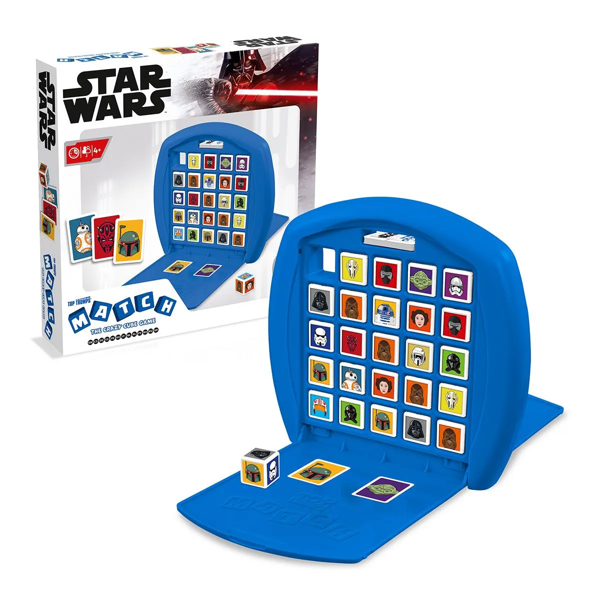 Top Trumps Match Star Wars kubusspel 5 op een rij