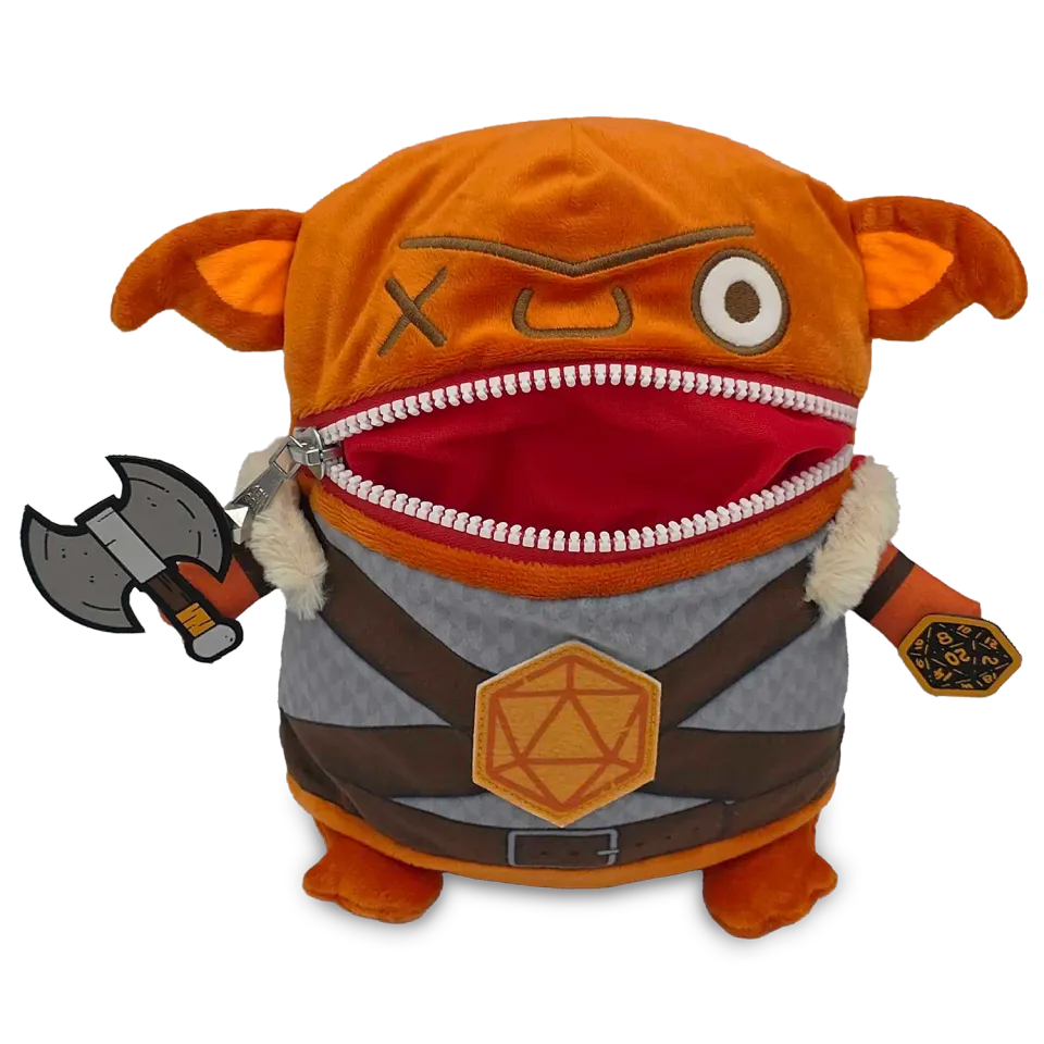Roll A Crit Gen Con 2026 Berserker dobbelstenentas pluche