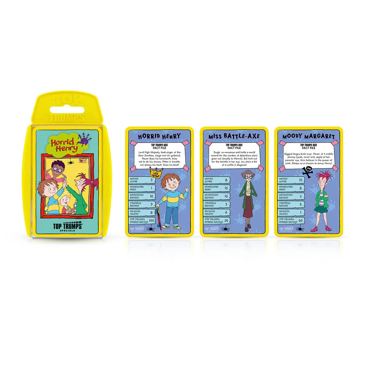 Top Trumps Horrid Henry kaartspel 30 personages