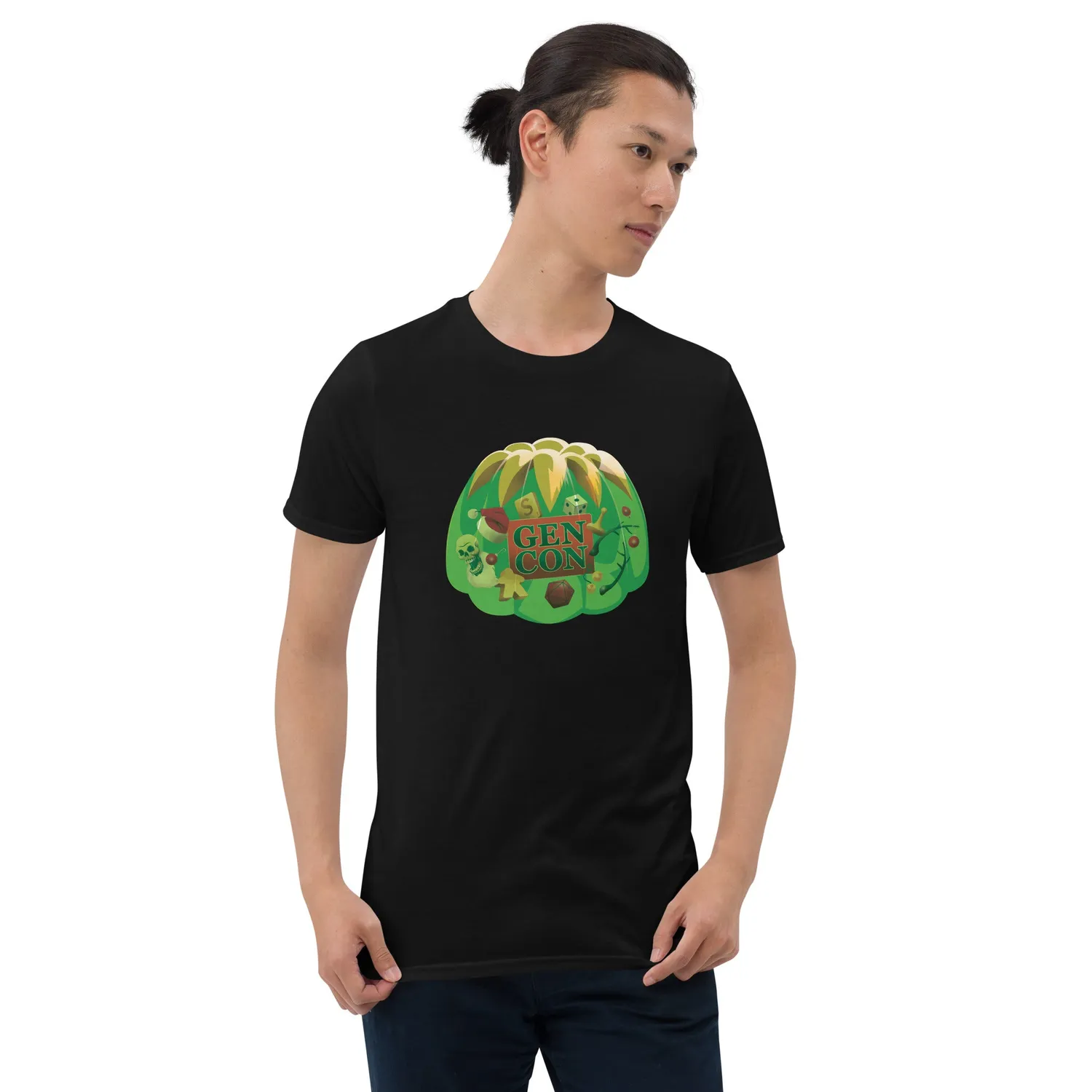 Gen Con Gel-O Mold T-shirt zwart katoen