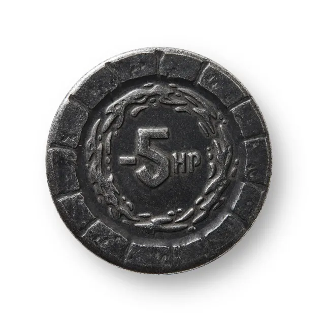 Roll A Crit Heroes of Barcadia Coin of Magic munt ijzer